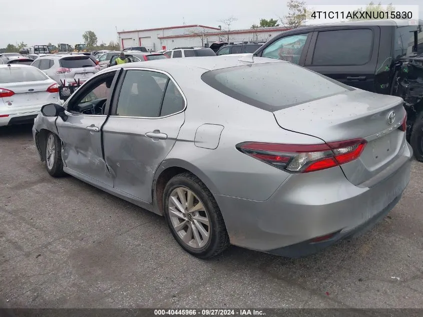 4T1C11AKXNU015830 2022 Toyota Camry Le