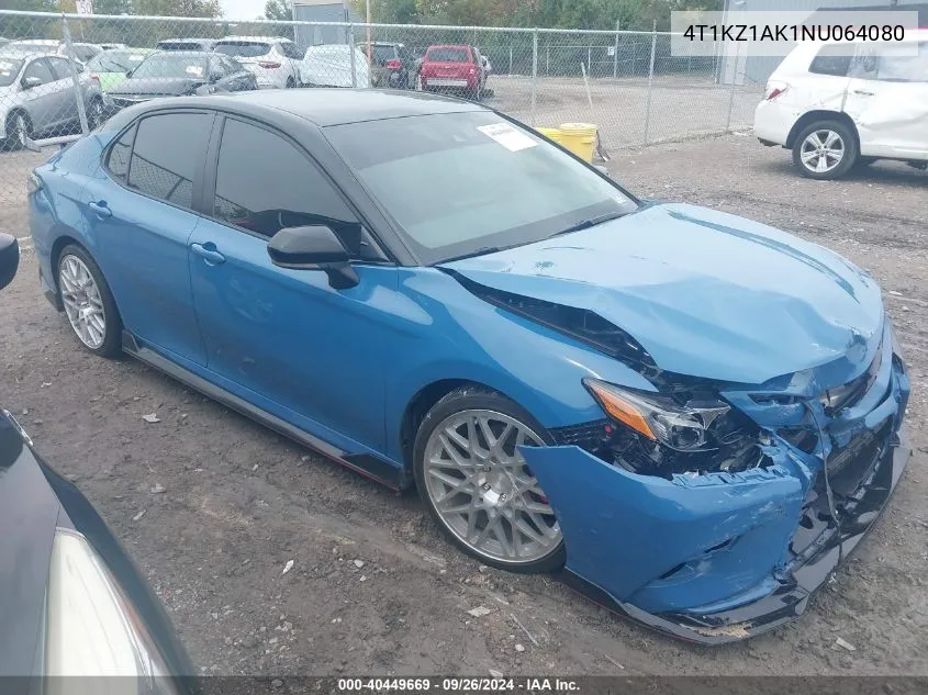 4T1KZ1AK1NU064080 2022 Toyota Camry Trd