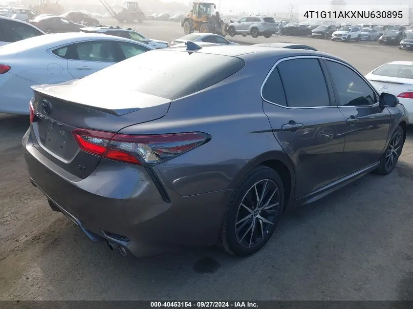 2022 Toyota Camry Se VIN: 4T1G11AKXNU630895 Lot: 40453154