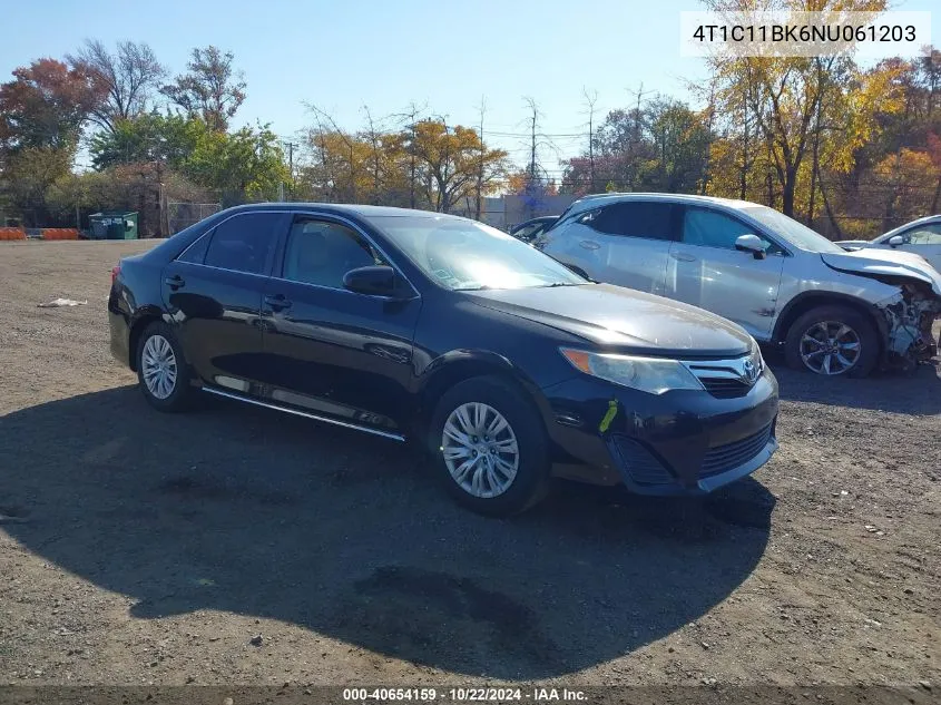 2022 Toyota Camry Le Awd VIN: 4T1C11BK6NU061203 Lot: 40654159