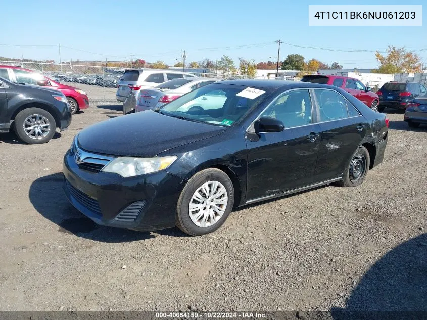 2022 Toyota Camry Le Awd VIN: 4T1C11BK6NU061203 Lot: 40654159