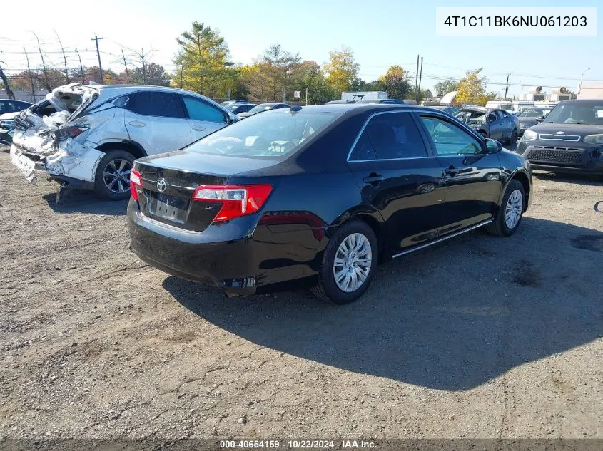 2022 Toyota Camry Le Awd VIN: 4T1C11BK6NU061203 Lot: 40654159