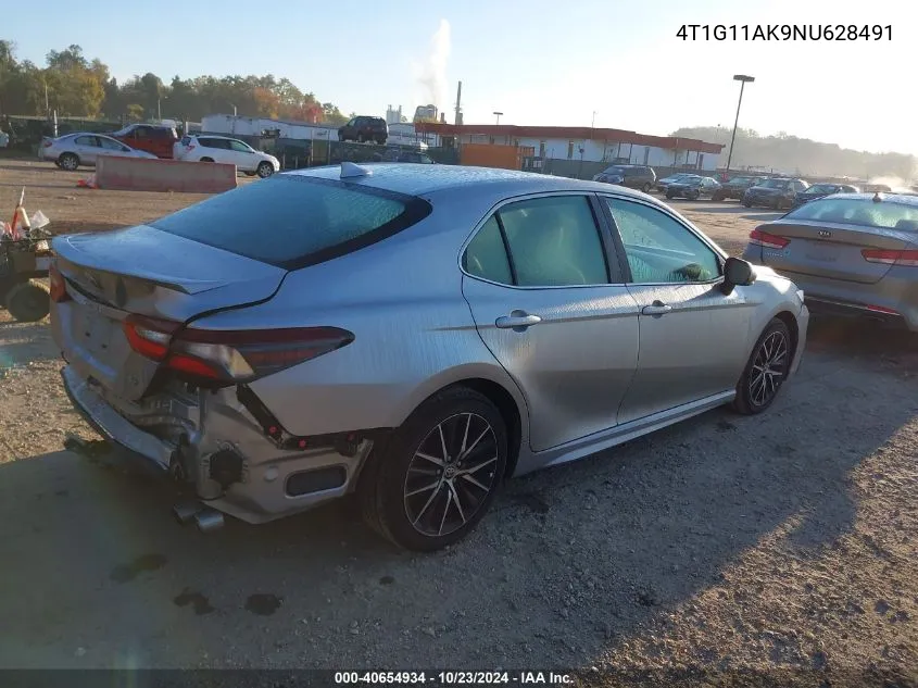 2022 Toyota Camry Se VIN: 4T1G11AK9NU628491 Lot: 40654934