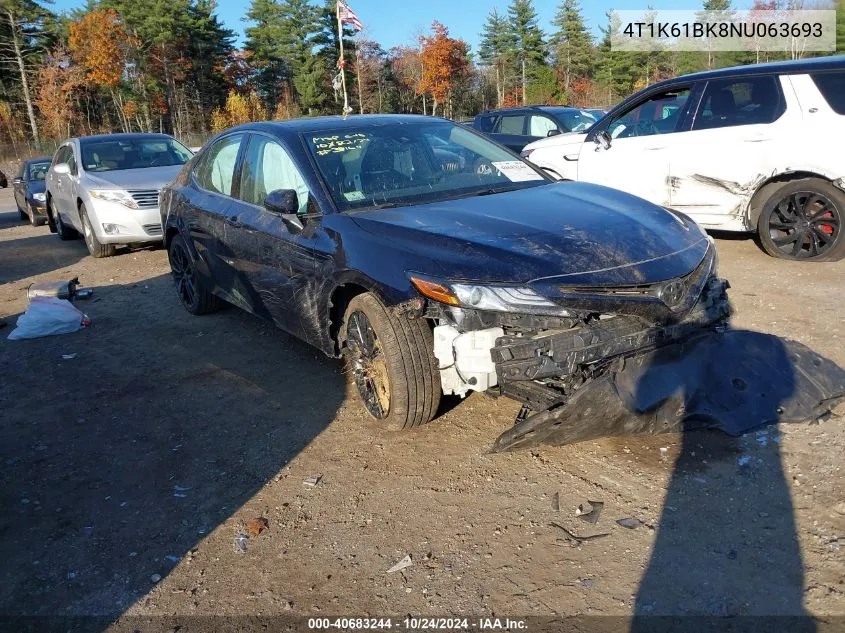 2022 Toyota Camry Xse Awd VIN: 4T1K61BK8NU063693 Lot: 40683244