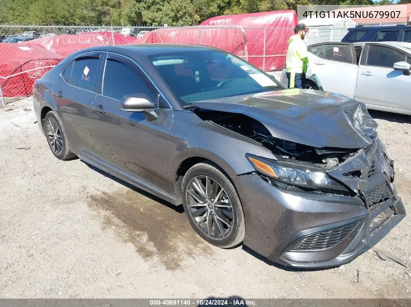 4T1G11AK5NU679907 2022 Toyota Camry Se