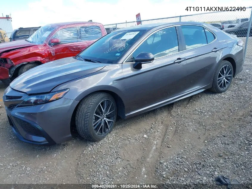 2022 Toyota Camry Se VIN: 4T1G11AKXNU622490 Lot: 40700261