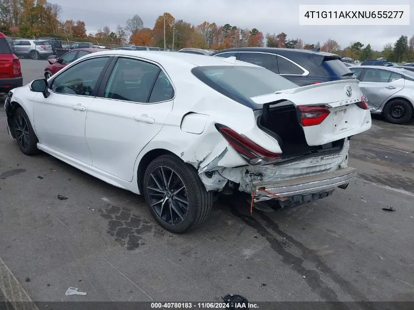 4T1G11AKXNU655277 2022 Toyota Camry Se