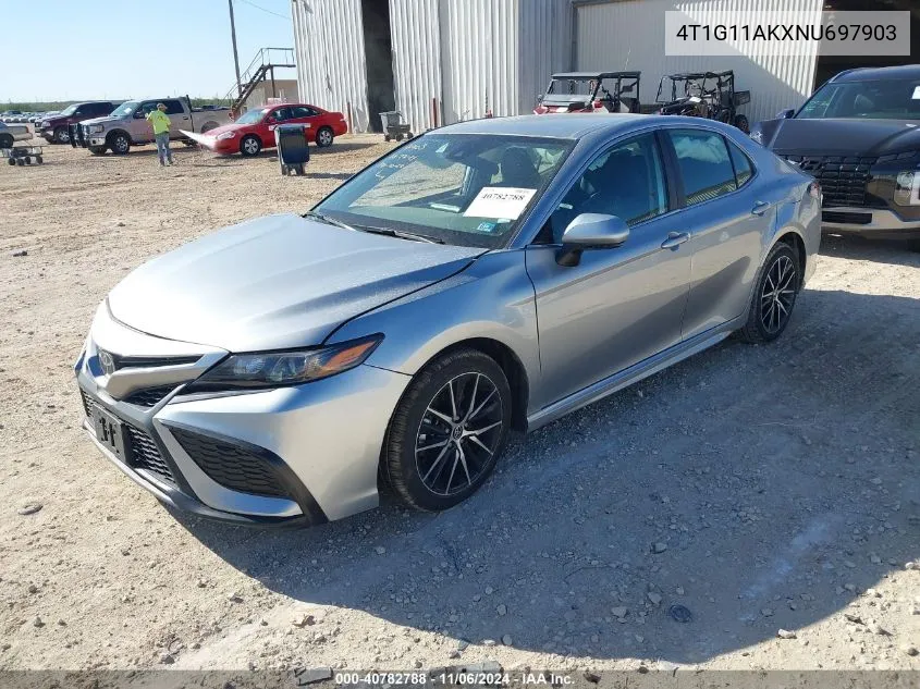 2022 Toyota Camry Se VIN: 4T1G11AKXNU697903 Lot: 40782788