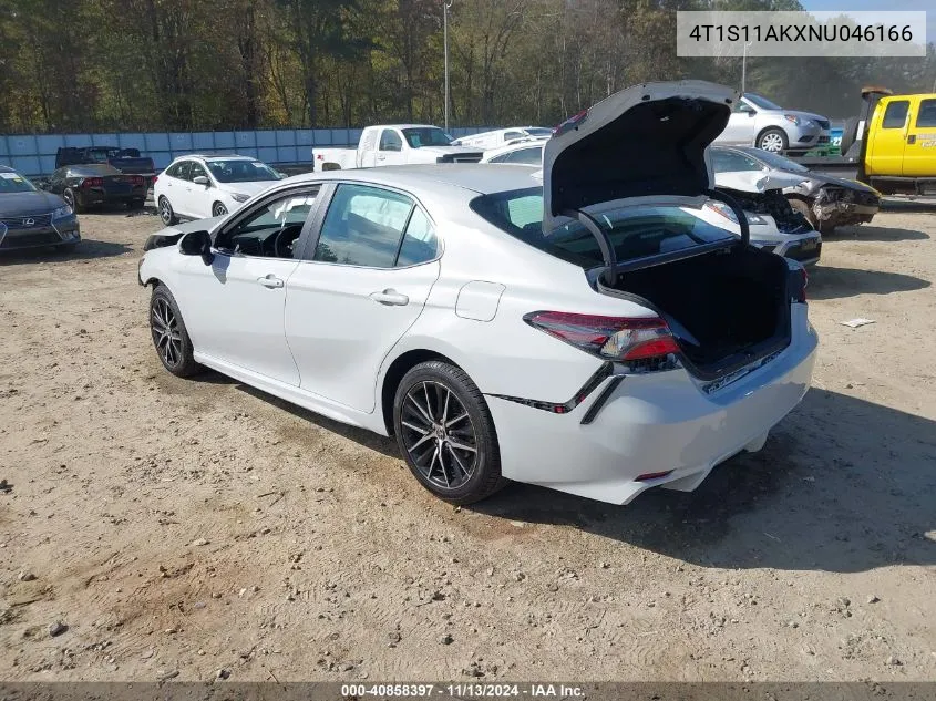 2022 Toyota Camry Se VIN: 4T1S11AKXNU046166 Lot: 40858397