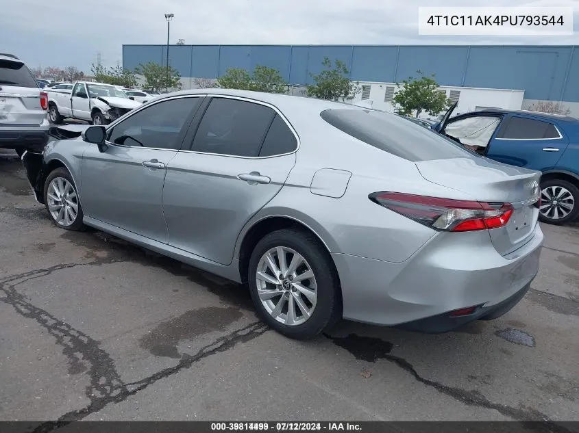 2023 Toyota Camry Le VIN: 4T1C11AK4PU793544 Lot: 40674040