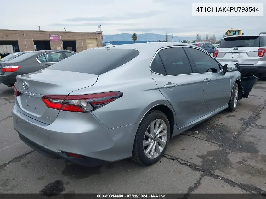 2023 Toyota Camry Le VIN: 4T1C11AK4PU793544 Lot: 40674040