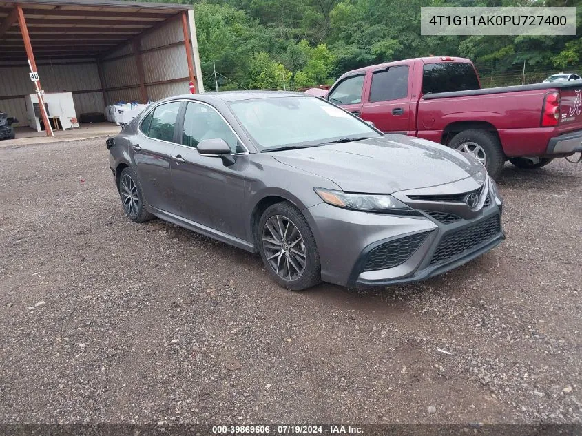 2023 Toyota Camry Se VIN: 4T1G11AK0PU727400 Lot: 39869606