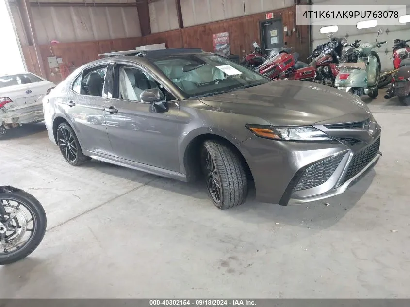 2023 Toyota Camry Xse VIN: 4T1K61AK9PU763078 Lot: 40302154