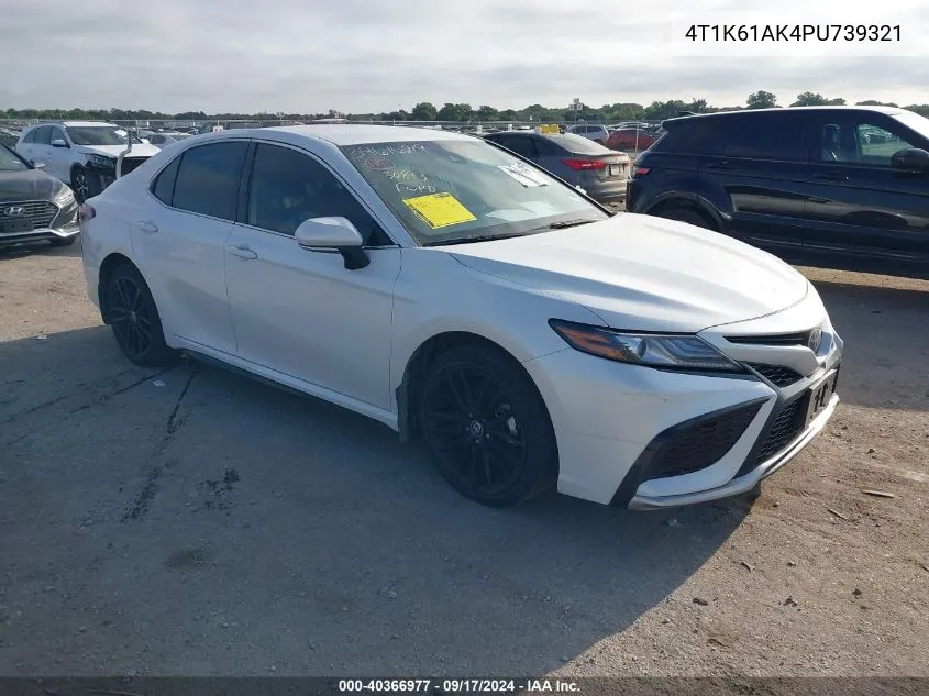 2023 Toyota Camry Xse VIN: 4T1K61AK4PU739321 Lot: 40366977