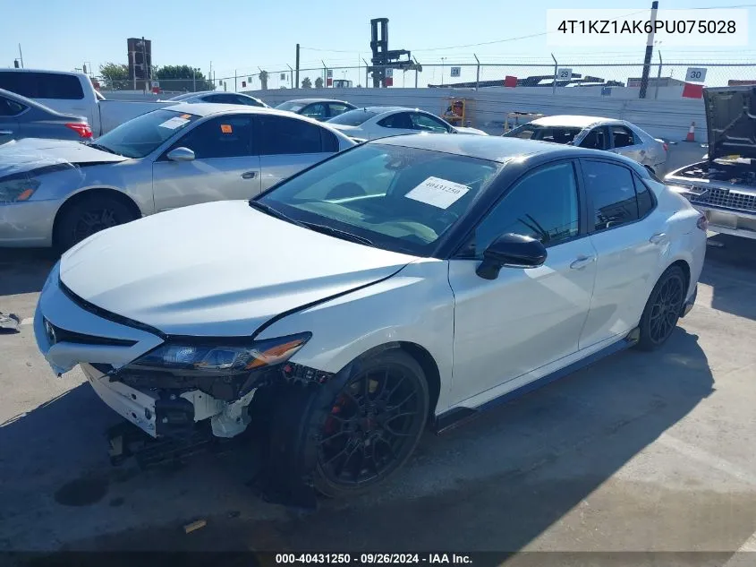 2023 Toyota Camry Trd VIN: 4T1KZ1AK6PU075028 Lot: 40431250