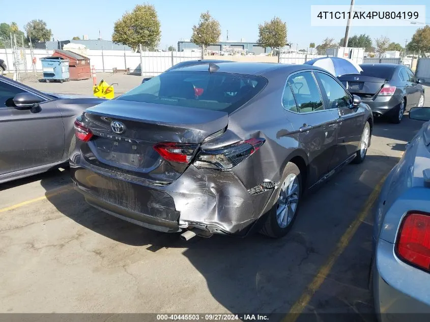 2023 Toyota Camry Le VIN: 4T1C11AK4PU804199 Lot: 40445503