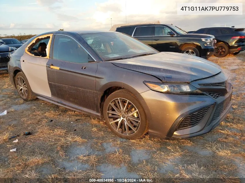 2023 Toyota Camry Se VIN: 4T1G11AK7PU779753 Lot: 40534995