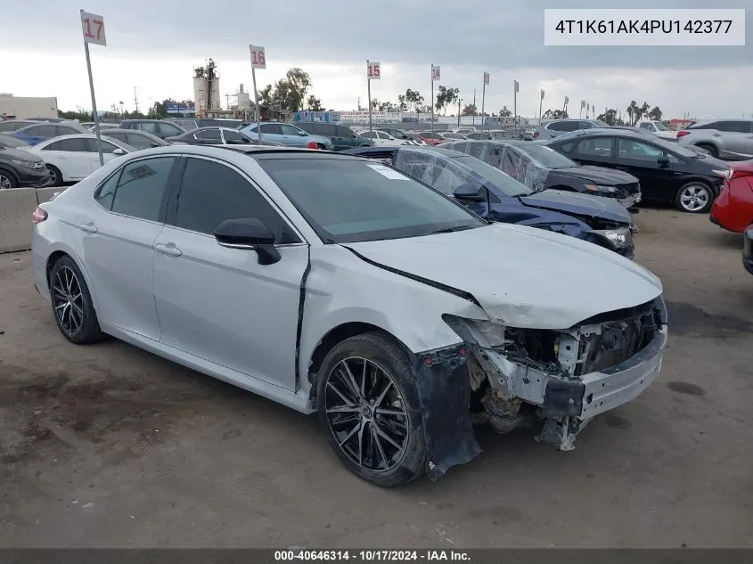 4T1K61AK4PU142377 2023 Toyota Camry Xse