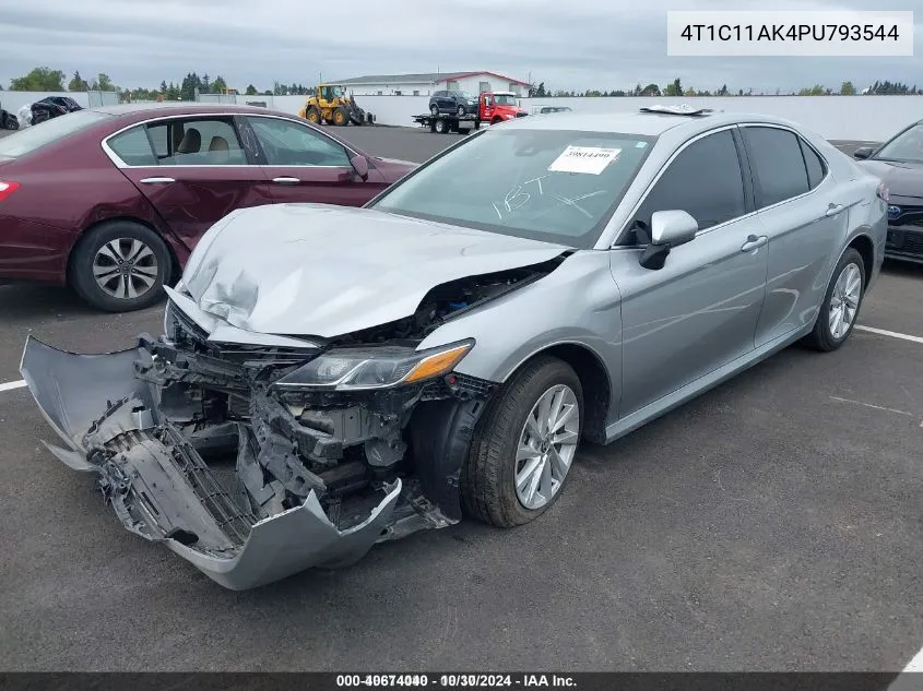 2023 Toyota Camry Le VIN: 4T1C11AK4PU793544 Lot: 40674040