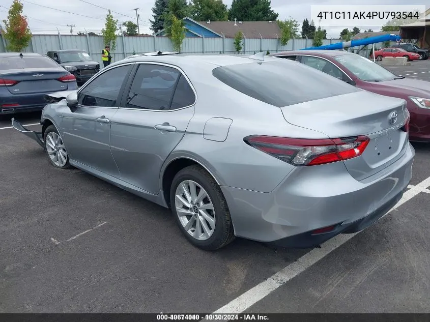 2023 Toyota Camry Le VIN: 4T1C11AK4PU793544 Lot: 40674040