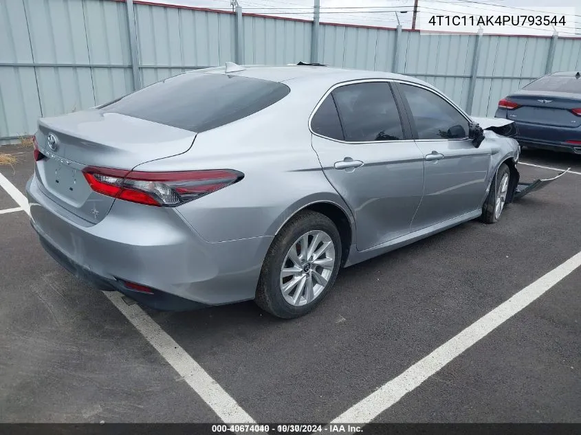 2023 Toyota Camry Le VIN: 4T1C11AK4PU793544 Lot: 40674040