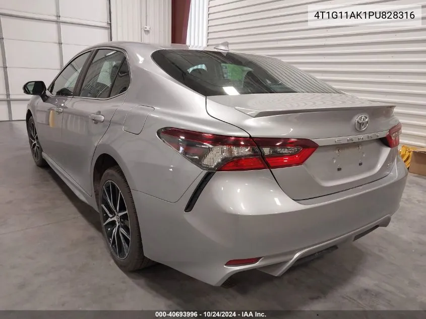 2023 Toyota Camry Se VIN: 4T1G11AK1PU828316 Lot: 40693996