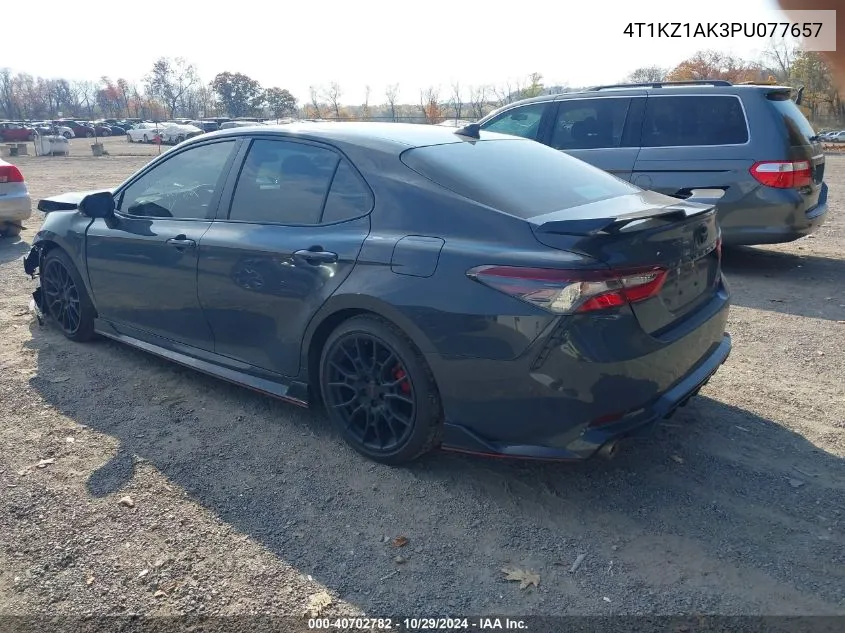 2023 Toyota Camry Trd VIN: 4T1KZ1AK3PU077657 Lot: 40702782