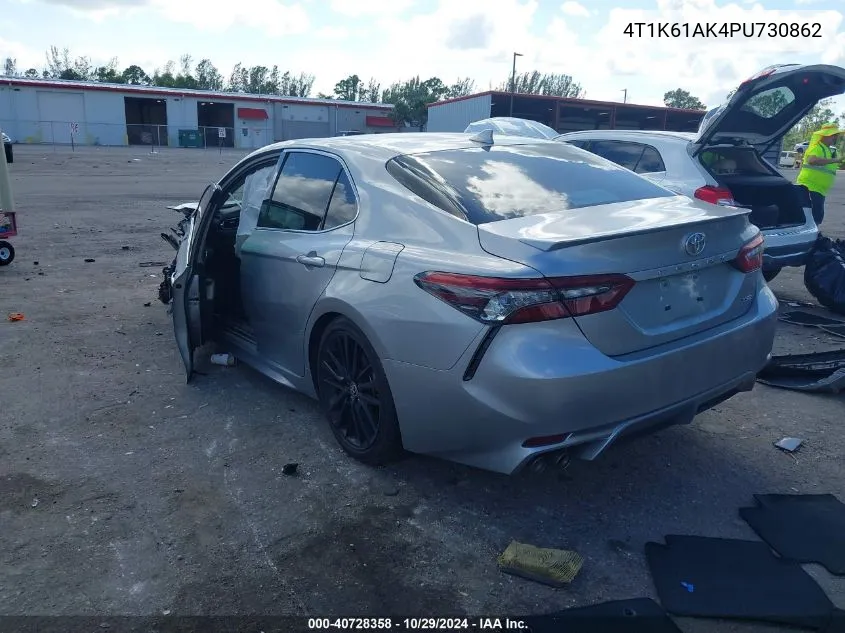 4T1K61AK4PU730862 2023 Toyota Camry Xse