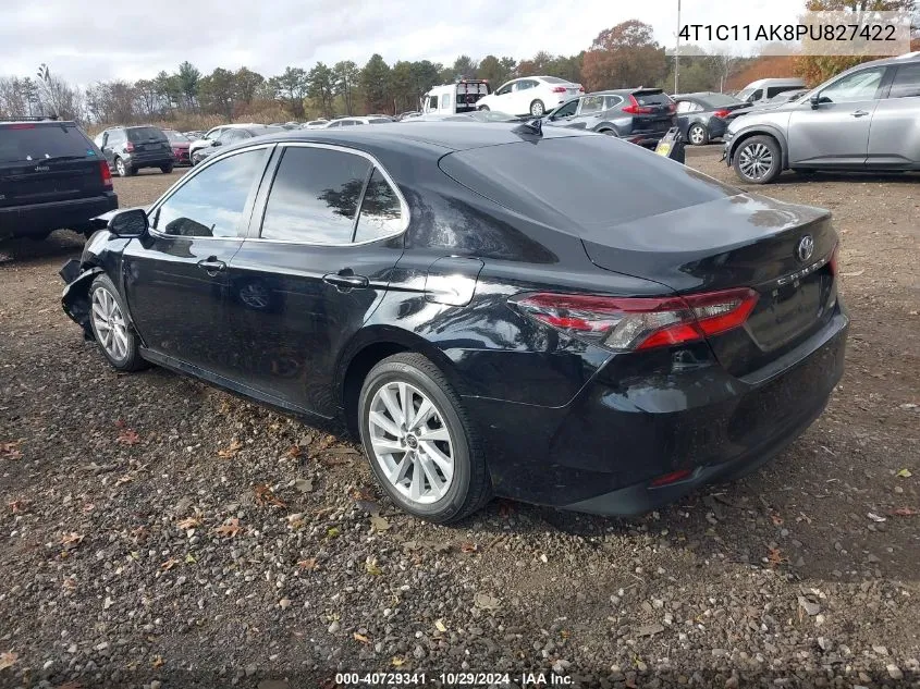 2023 Toyota Camry Le VIN: 4T1C11AK8PU827422 Lot: 40729341