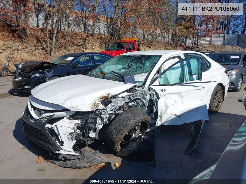 2023 Toyota Camry Se Nightshade Edition Awd VIN: 4T1T11BK2PU106060 Lot: 40731645