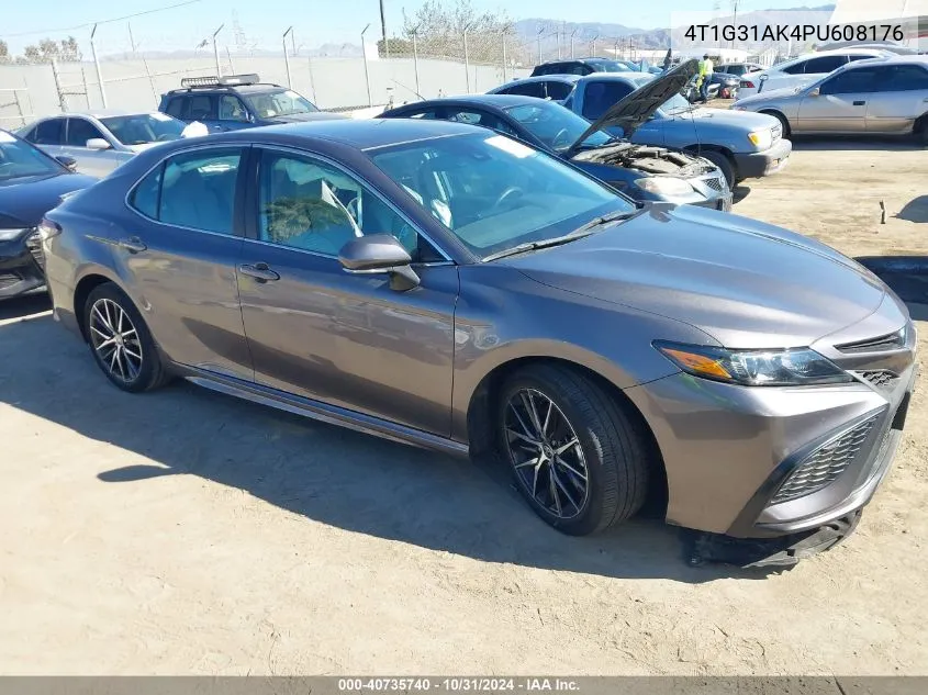 2023 Toyota Camry Se Hybrid VIN: 4T1G31AK4PU608176 Lot: 40735740