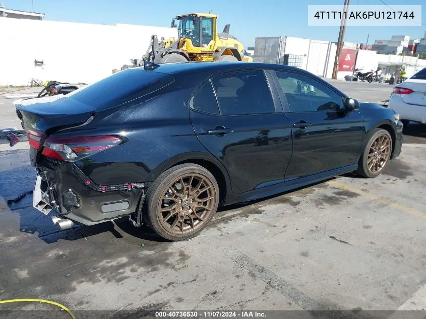 2023 Toyota Camry Se Nightshade Edition VIN: 4T1T11AK6PU121744 Lot: 40736530