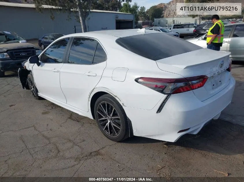 2023 Toyota Camry Se VIN: 4T1G11AK6PU795216 Lot: 40750347