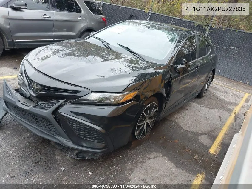 2023 Toyota Camry Se VIN: 4T1G11AK2PU727835 Lot: 40756590