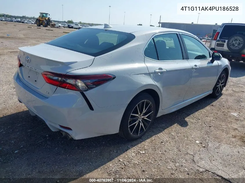 2023 Toyota Camry Se VIN: 4T1G11AK4PU186528 Lot: 40762907