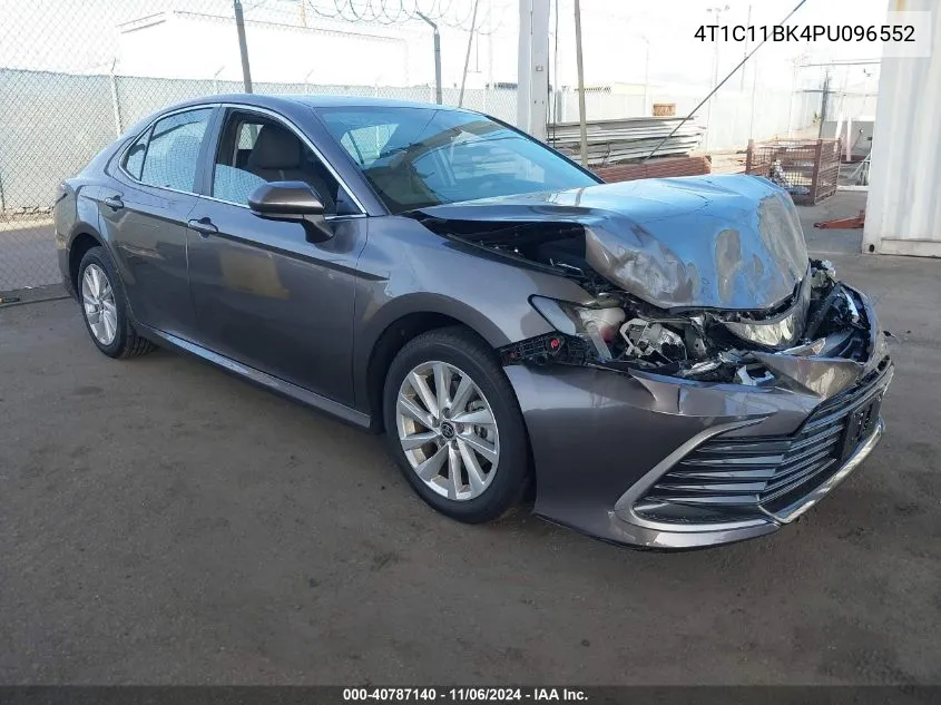 2023 Toyota Camry Le VIN: 4T1C11BK4PU096552 Lot: 40787140