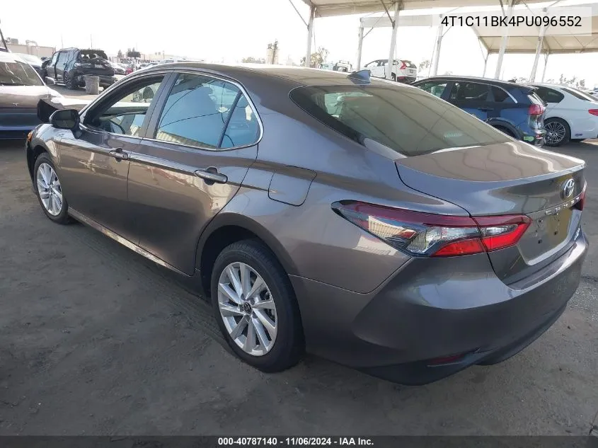 2023 Toyota Camry Le VIN: 4T1C11BK4PU096552 Lot: 40787140