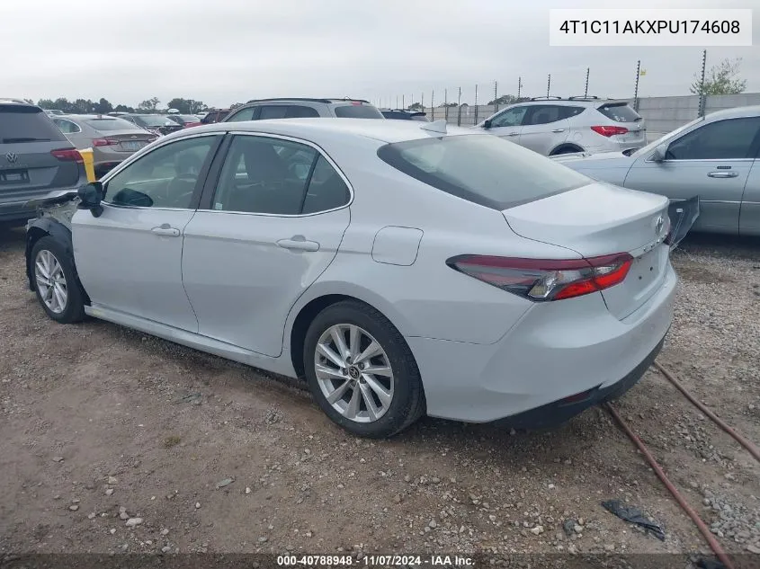 2023 Toyota Camry Le VIN: 4T1C11AKXPU174608 Lot: 40788948