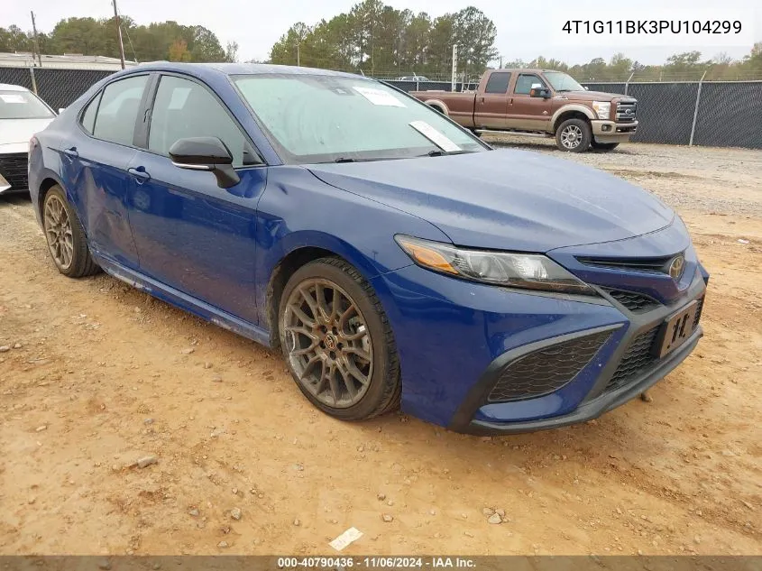 2023 Toyota Camry Se Nightshade Edition Awd VIN: 4T1G11BK3PU104299 Lot: 40790436