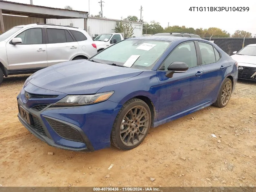 2023 Toyota Camry Se Nightshade Edition Awd VIN: 4T1G11BK3PU104299 Lot: 40790436