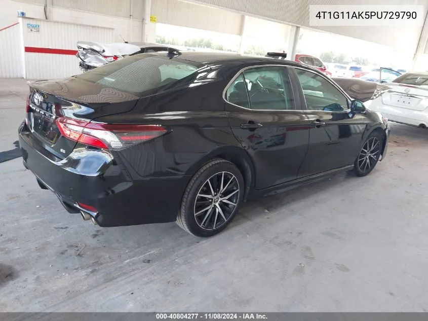 2023 Toyota Camry Se VIN: 4T1G11AK5PU729790 Lot: 40804277