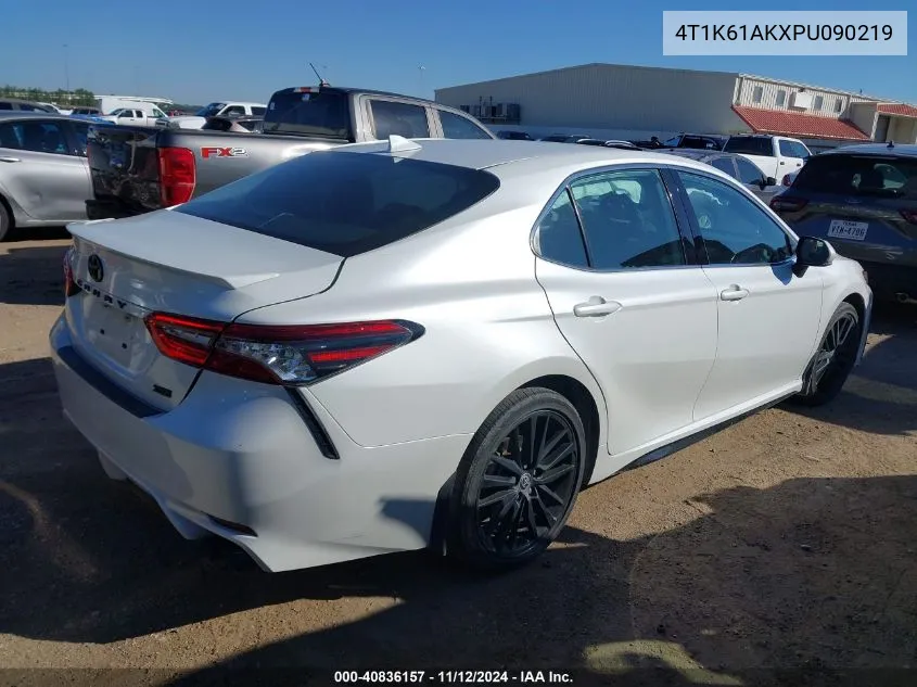 2023 Toyota Camry Xse VIN: 4T1K61AKXPU090219 Lot: 40836157