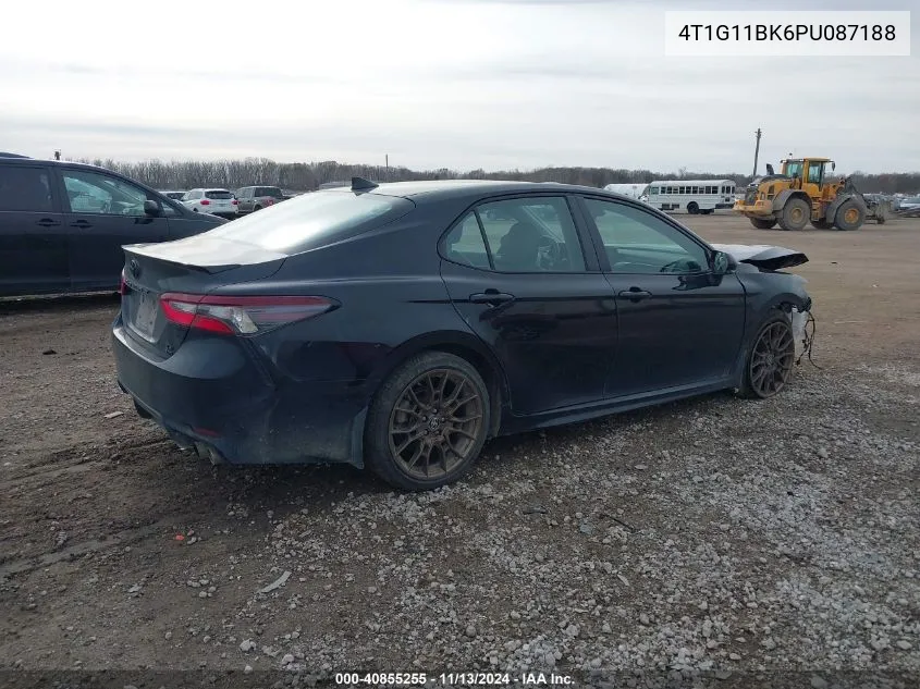 2023 Toyota Camry Se Nightshade Edition Awd VIN: 4T1G11BK6PU087188 Lot: 40855255