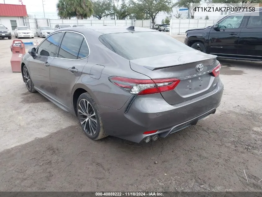 2023 Toyota Camry Xse V6 VIN: 4T1KZ1AK7PU077158 Lot: 40859222