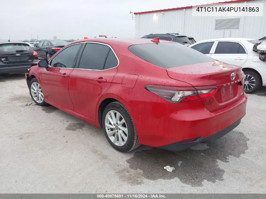 2023 Toyota Camry Le VIN: 4T1C11AK4PU141863 Lot: 40875601