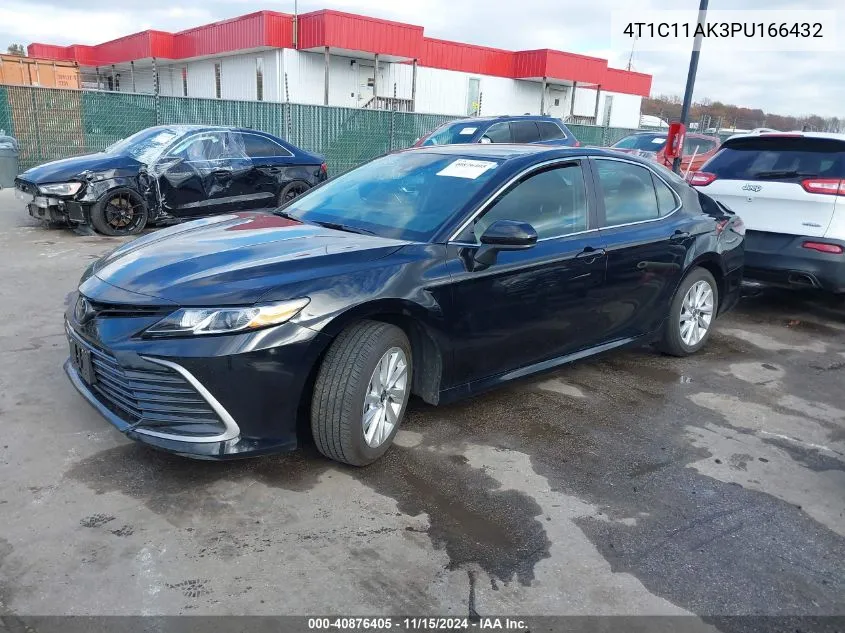 2023 Toyota Camry Le VIN: 4T1C11AK3PU166432 Lot: 40876405