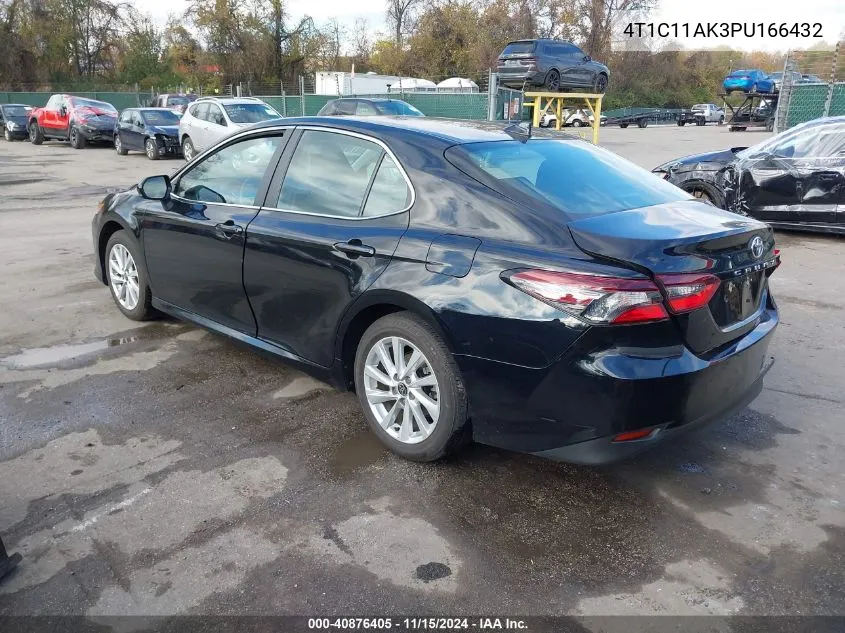 2023 Toyota Camry Le VIN: 4T1C11AK3PU166432 Lot: 40876405