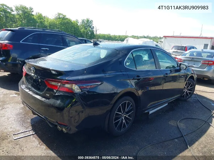 4T1G11AK3RU909983 2024 Toyota Camry Se