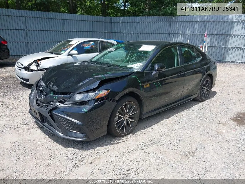 2024 Toyota Camry Se VIN: 4T1G11AK7RU195341 Lot: 39795519