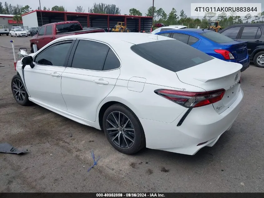 2024 Toyota Camry Se VIN: 4T1G11AK0RU883844 Lot: 40352859